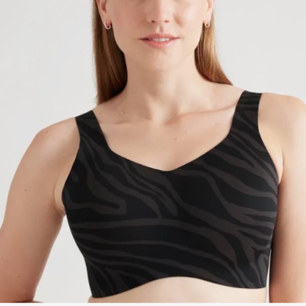 Knix Catalyst Sports Bra Sz 7 in Zebra